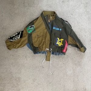 Custom patchwork jacket NWT (one size)